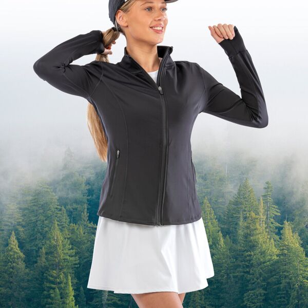 Spiro recycled women’s fitness jacket Thumbnail
